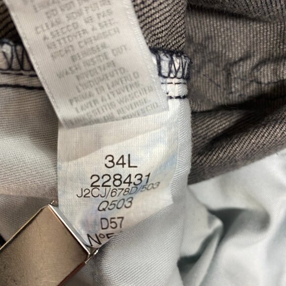 Paul Smith Jeans Mens  Button Fly Blue Denim Dark Wash Size 34L - Picture 6 of 10